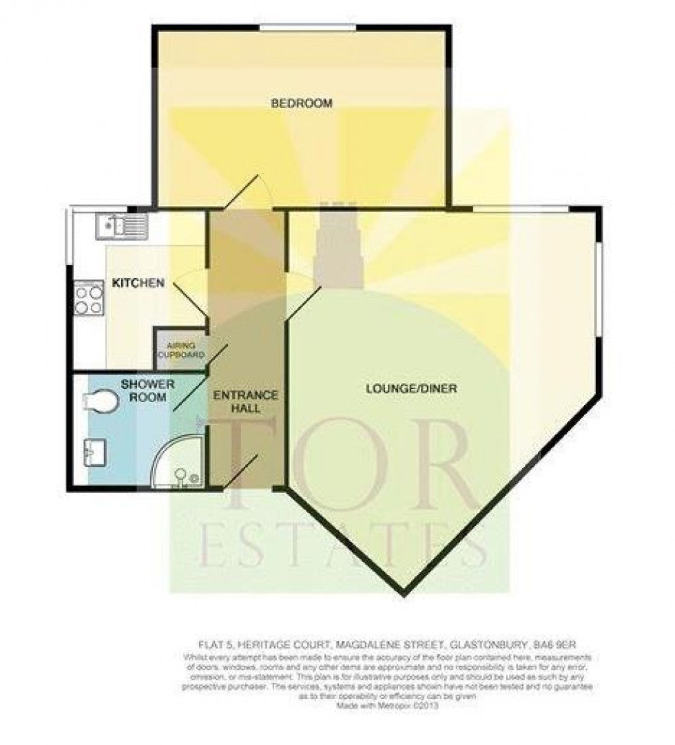 Floorplan for Magdalene Street, Glastonbury