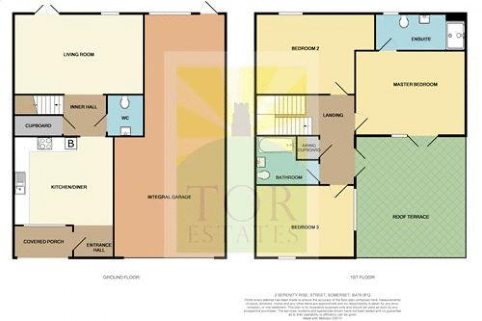 Floorplan for Serenity Rise, Street
