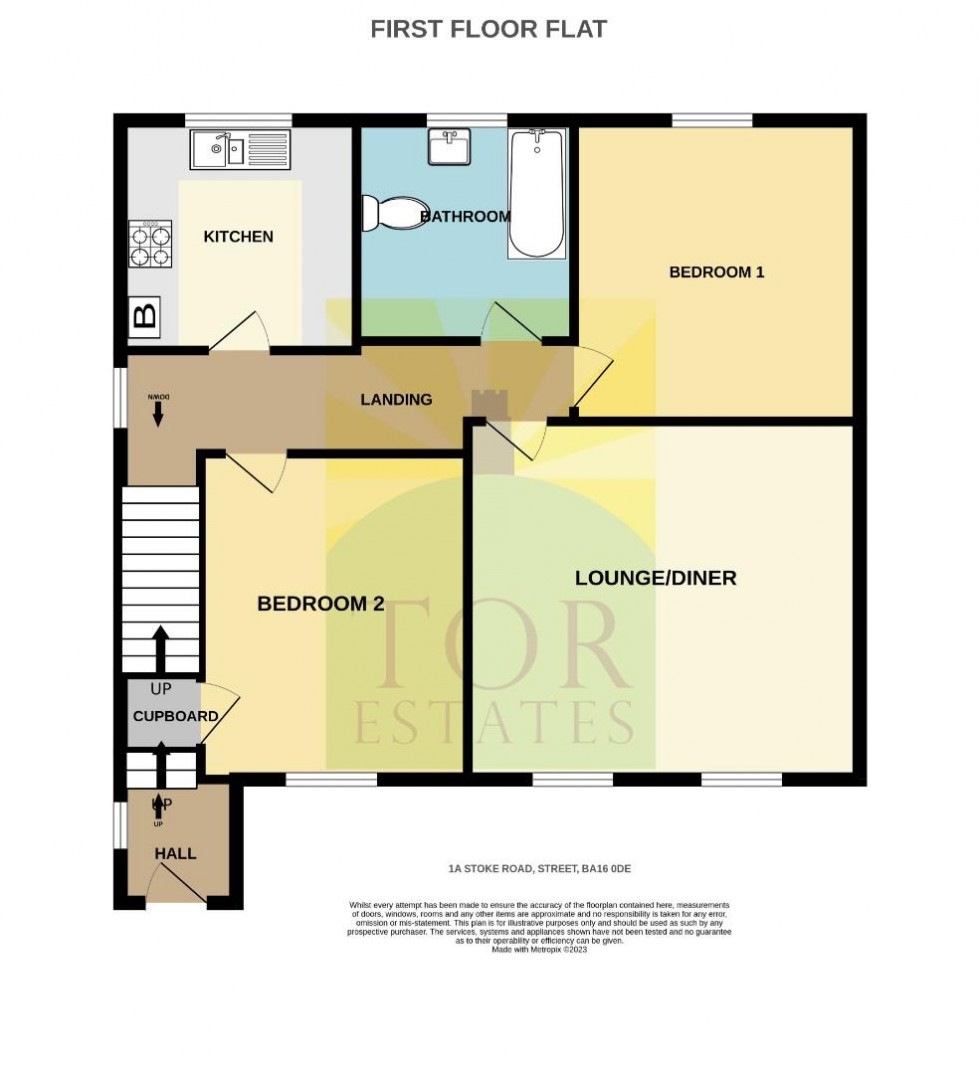 Floorplan for Stoke Road, Street