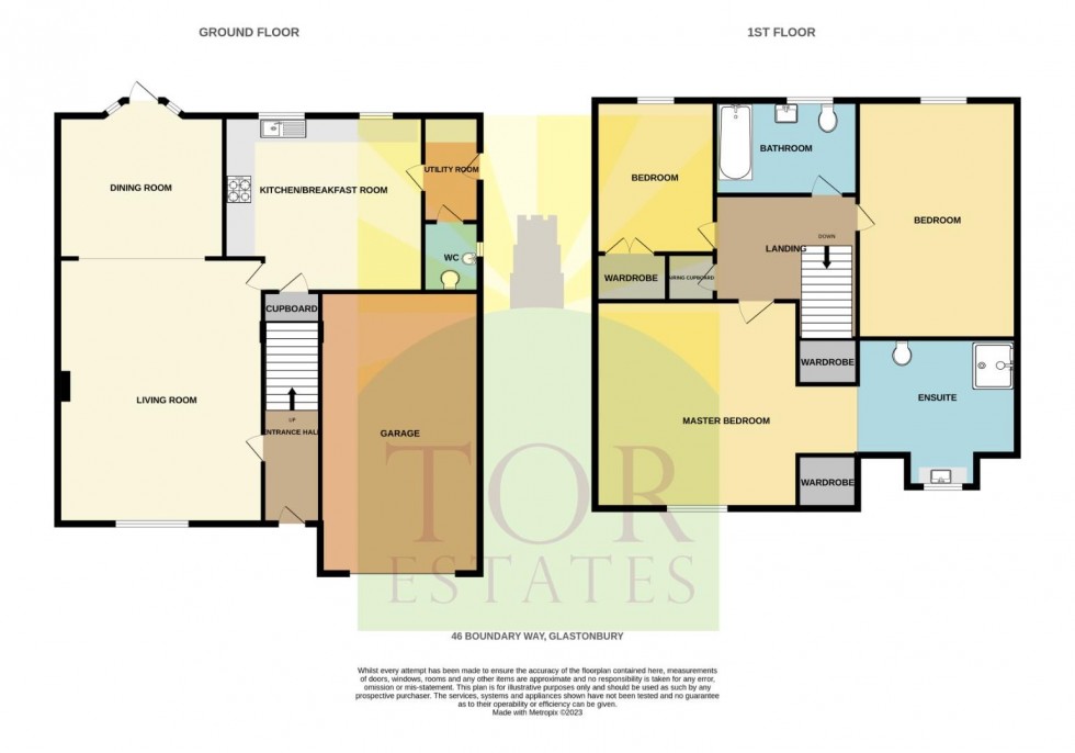 Floorplan for Boundary Way, Glastonbury