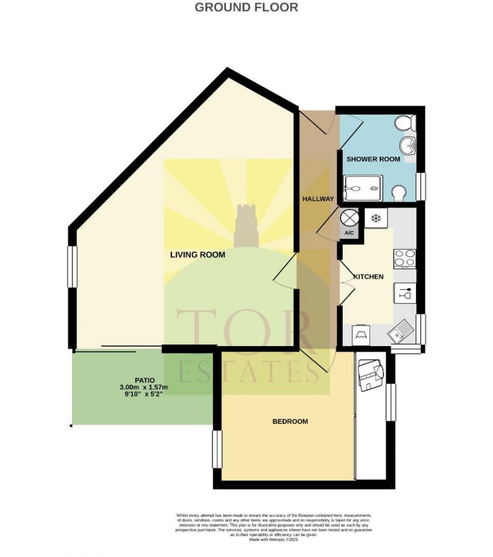 Floorplan for Magdalene Street, Glastonbury