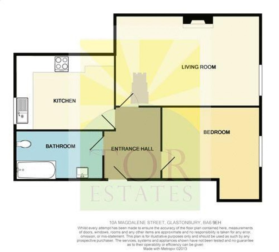 Floorplan for Magdalene Street, Glastonbury