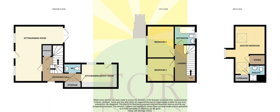 Floorplan for Feversham Lane, Glastonbury