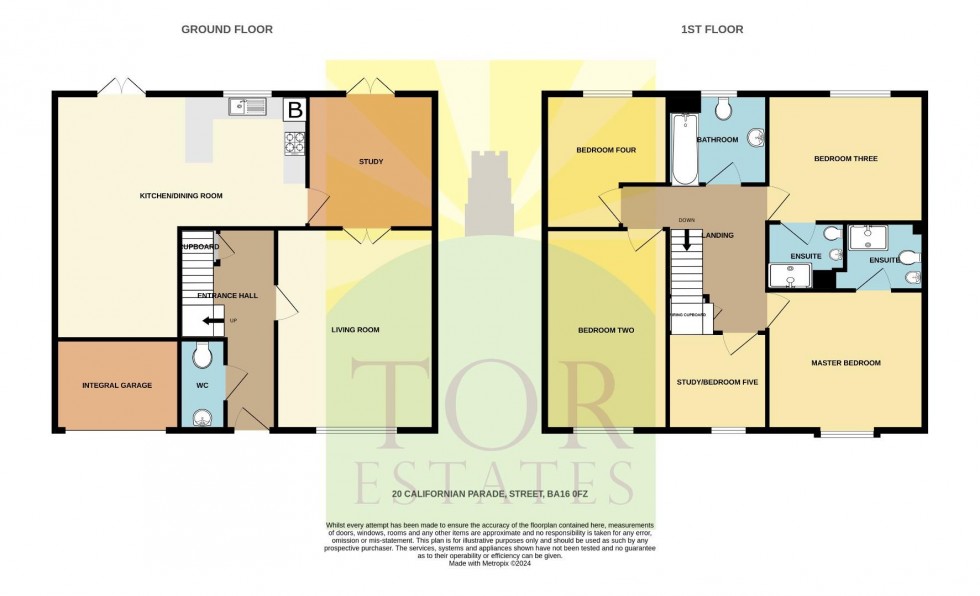 Floorplan for Californian Parade, Street