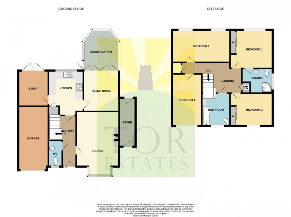 Floorplan for Meadow Close, Street
