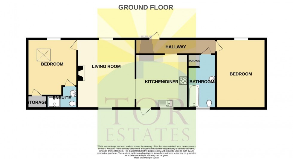 Floorplan for Old Stables Cottage, Knole