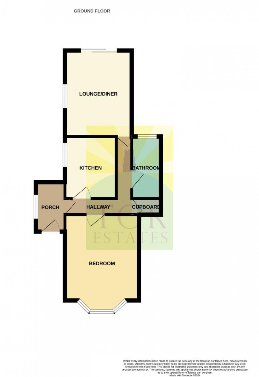 Floorplan for Manor House Road, Glastonbury