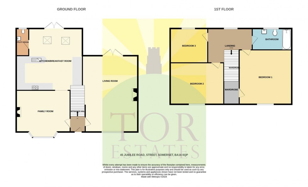 Floorplan for Jubilee Road, Street