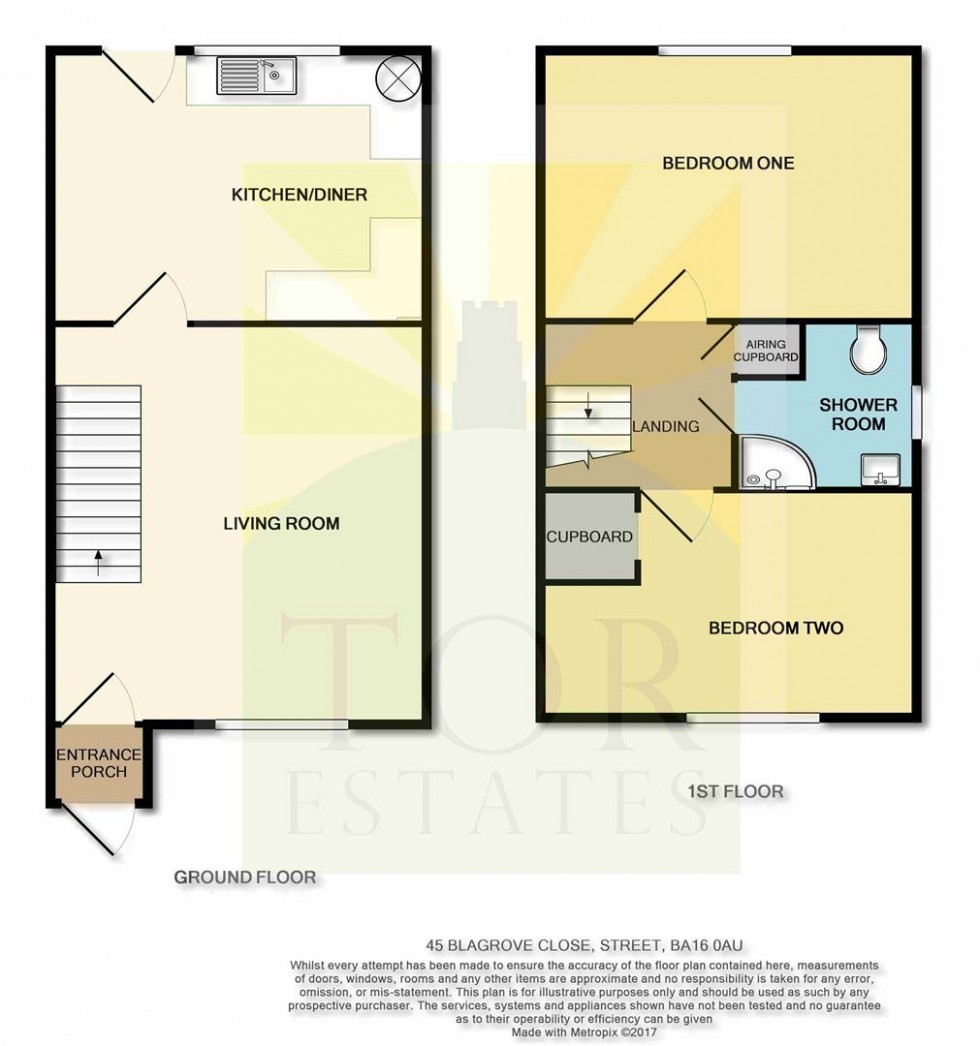 Floorplan for Blagrove Close, Street