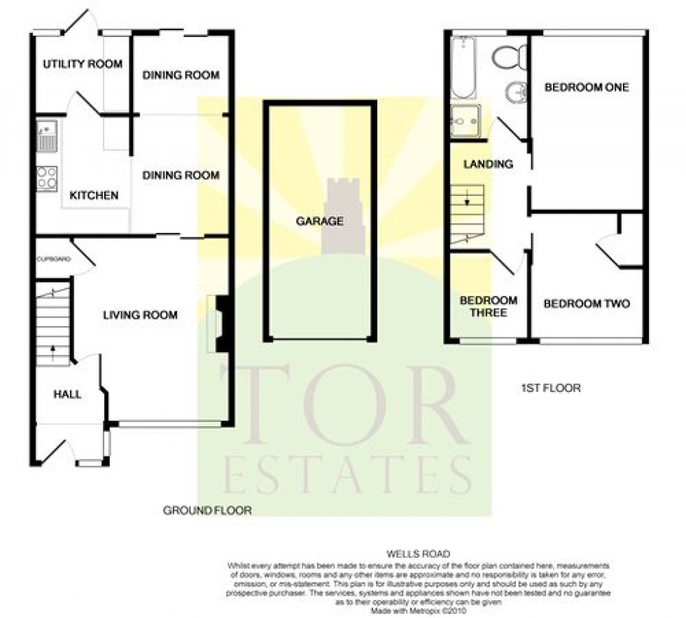 Floorplan for Wells Road Glastonbury