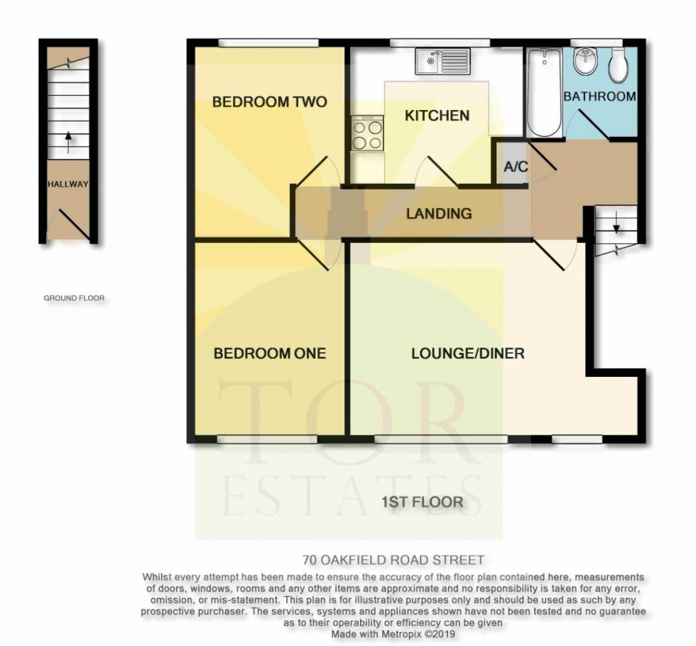 Floorplan for Oakfield Road, Street