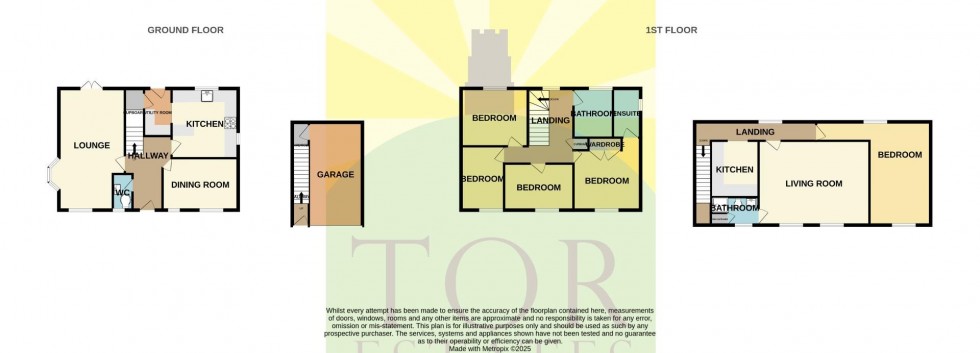 Floorplan for Walnut Grove, Shepton Mallet