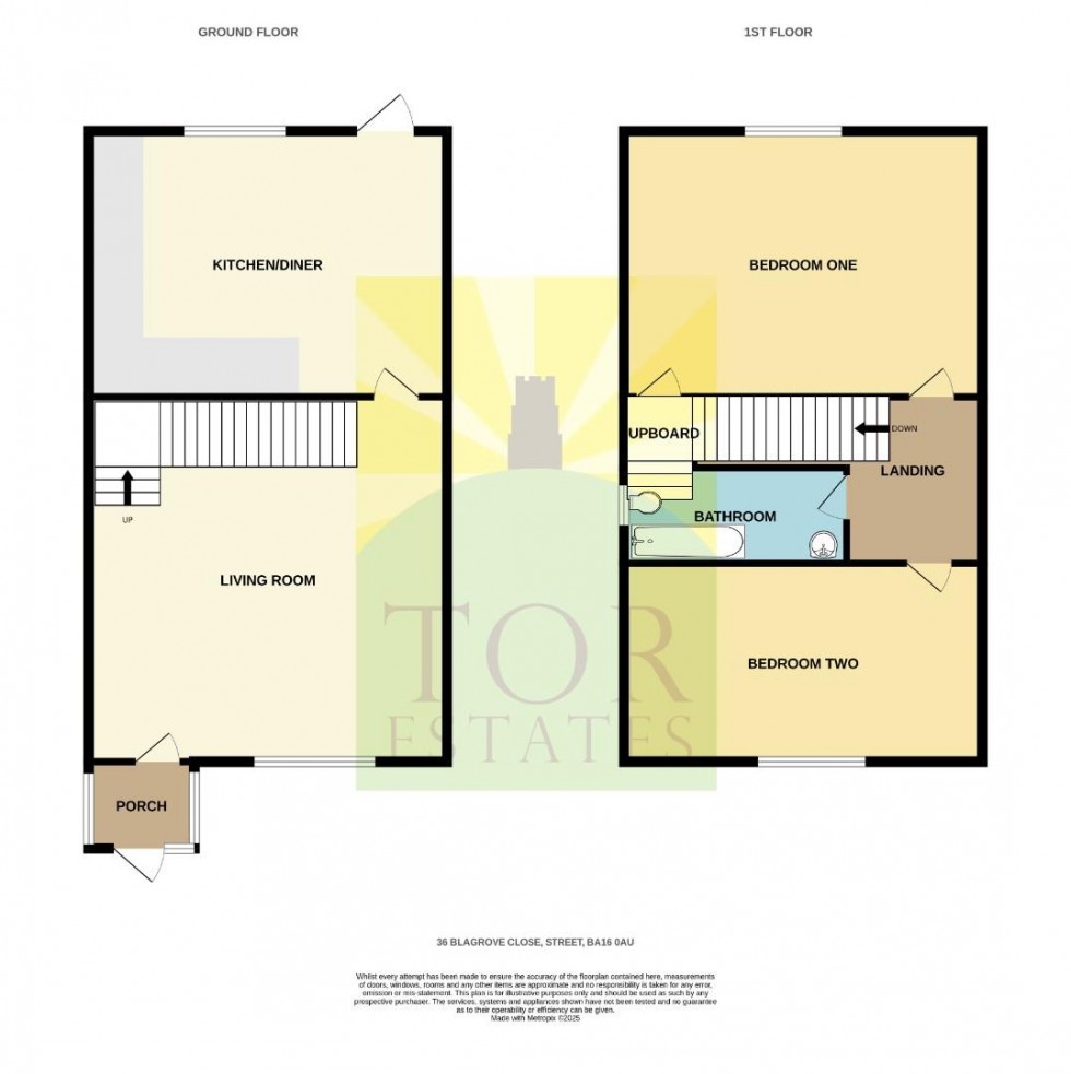 Floorplan for Blagrove Close, Street