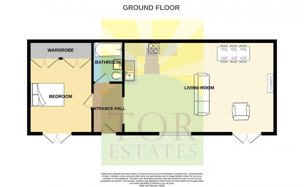 Floorplan for Piltown, West Pennard, Glastonbury