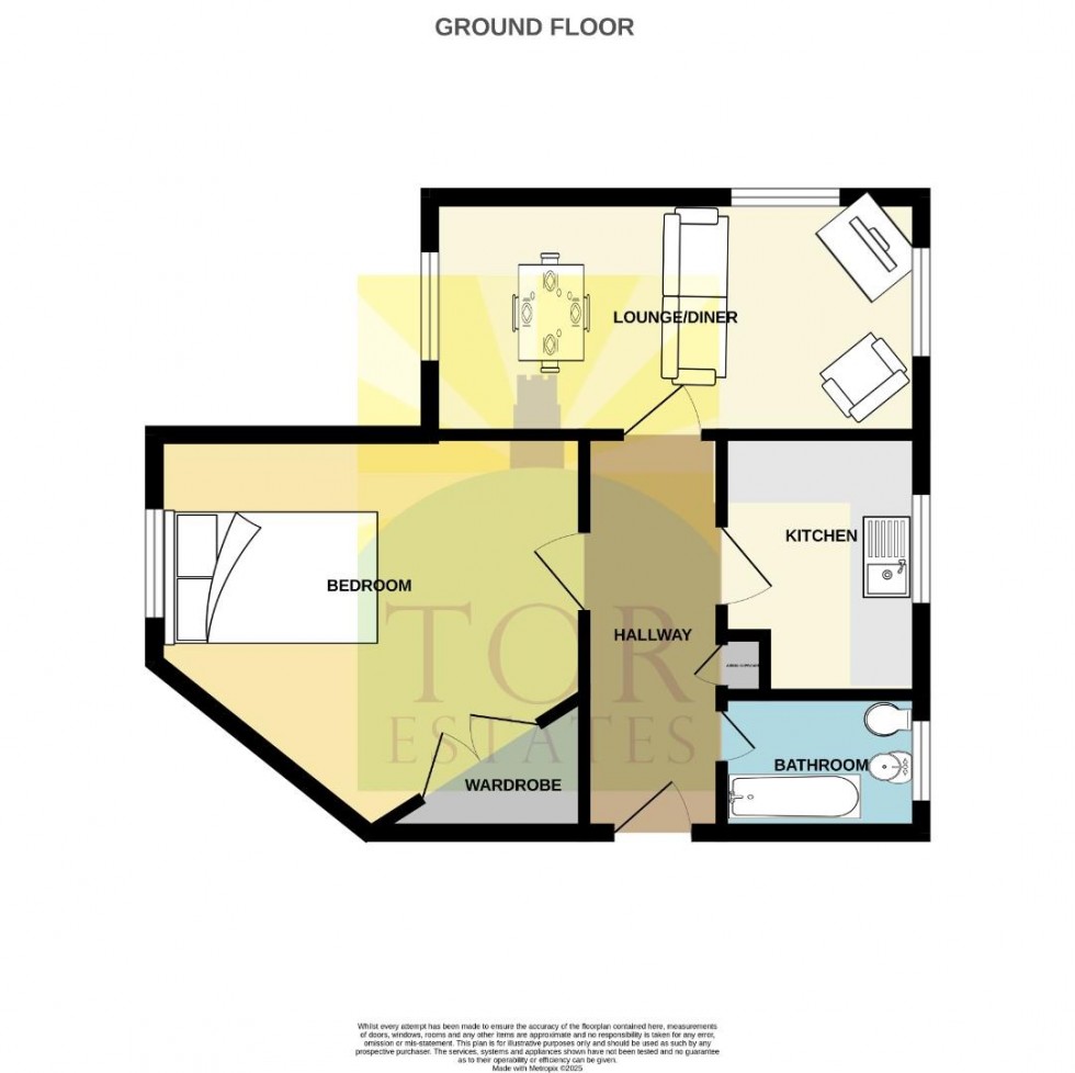 Floorplan for Magdalene Street, Glastonbury