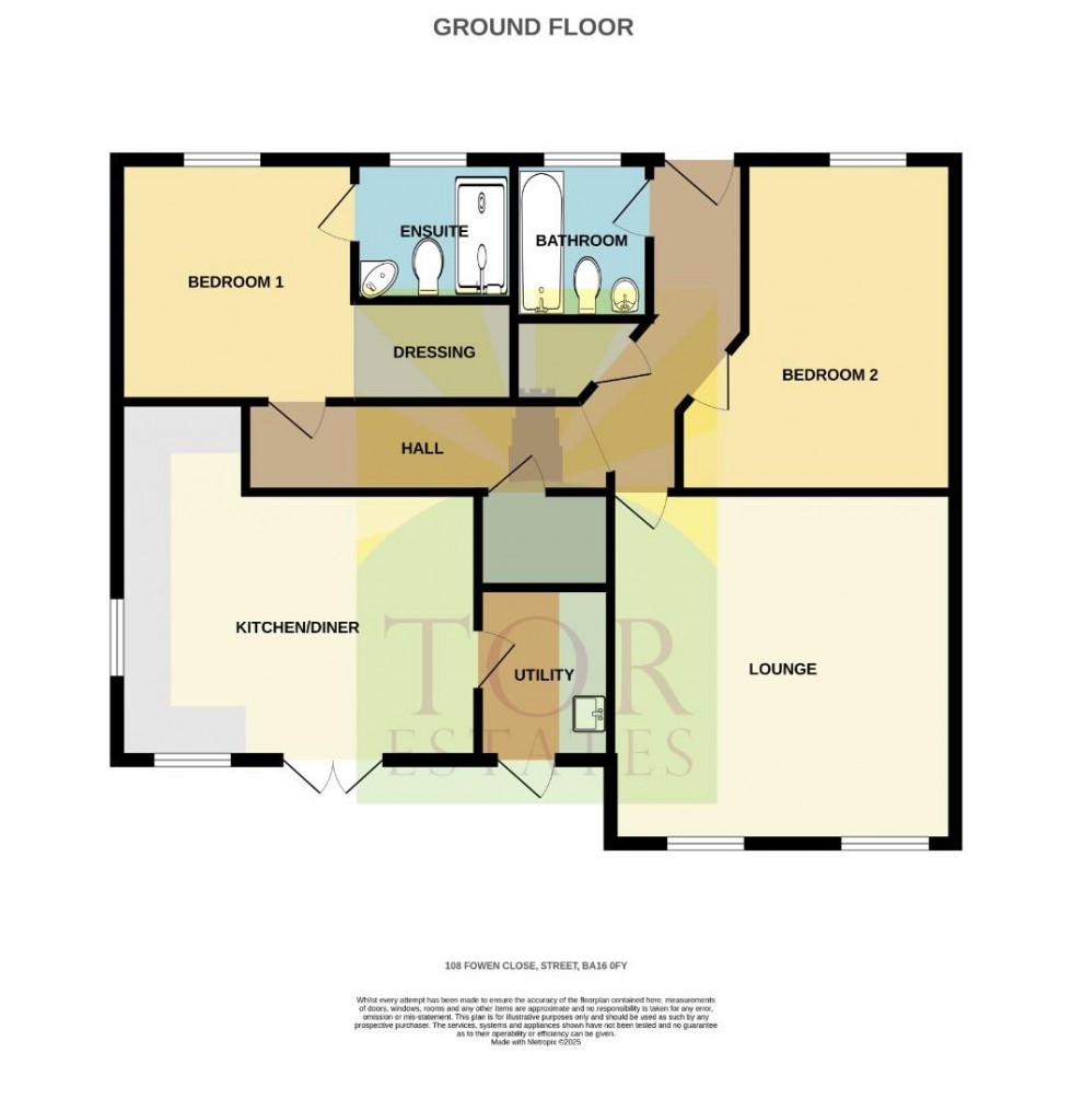 Floorplan for Fowen Close, Street