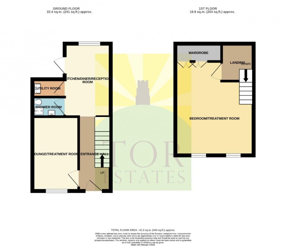 Floorplan for Northload Street, Glastonbury