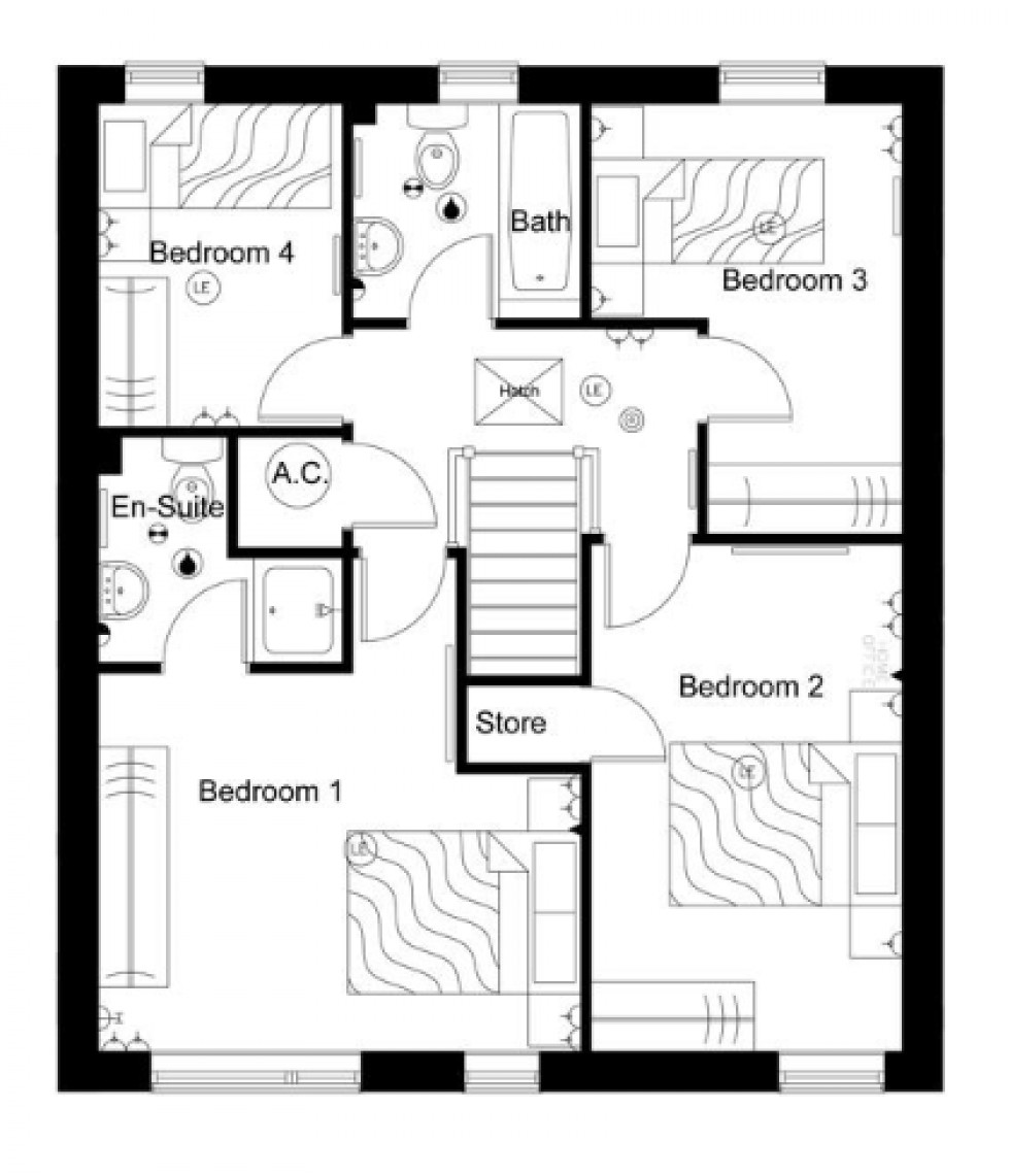 Floorplan for Oberon Grove, Street