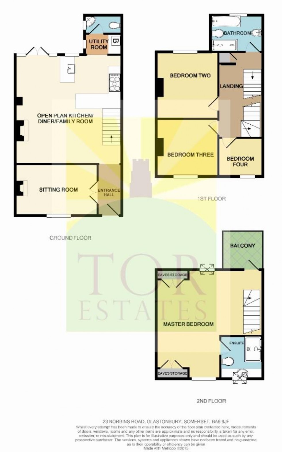 Floorplan for Norbins Road, Glastonbury
