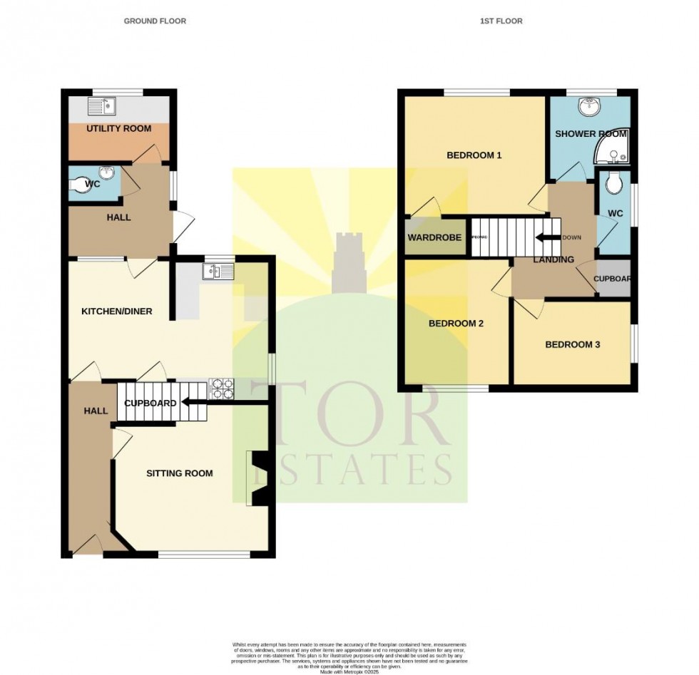 Floorplan for Northbrook Drive, Shapwick, Bridgwater