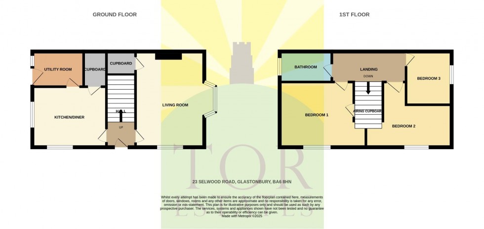Floorplan for Selwood Road, Glastonbury