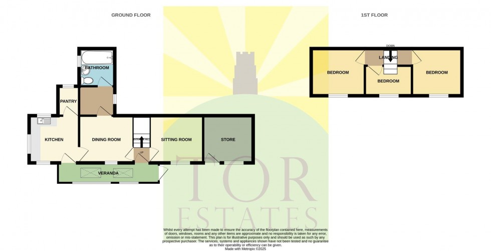 Floorplan for Banbury Lane, Butleigh, Glastonbury