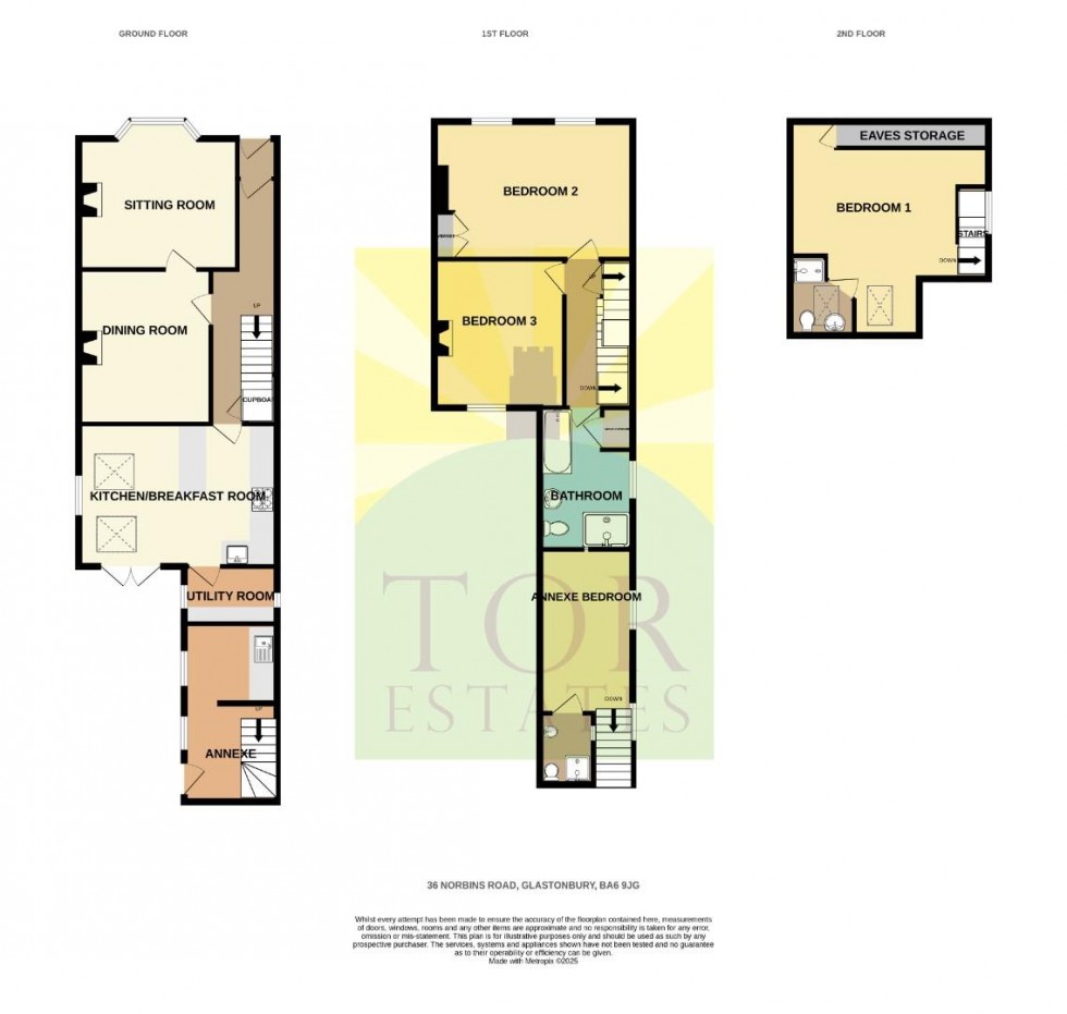 Floorplan for Norbins Road, Glastonbury