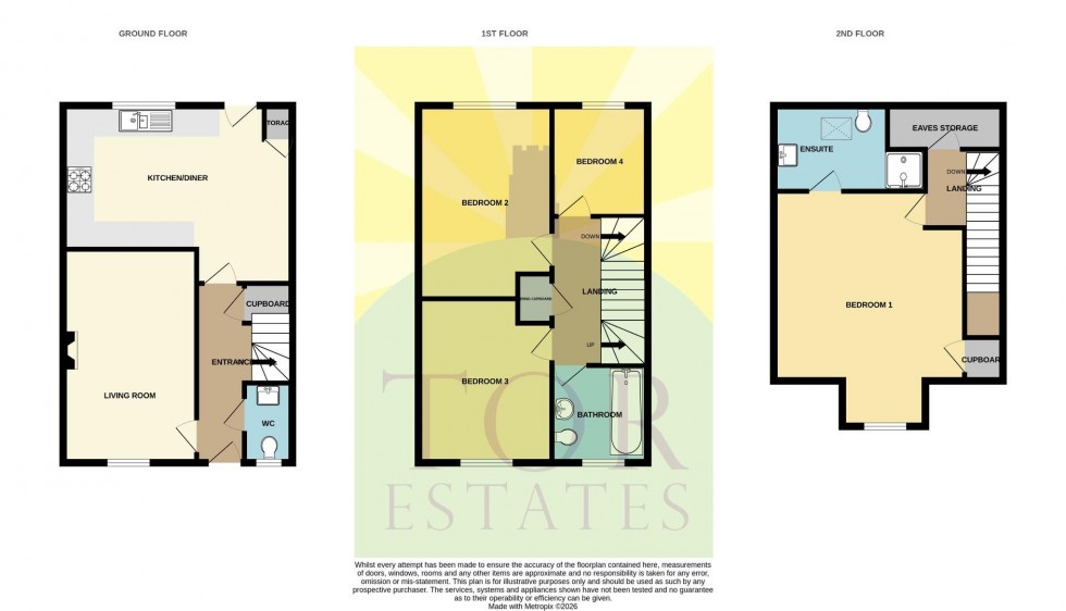 Floorplan for Fern Road, Langport