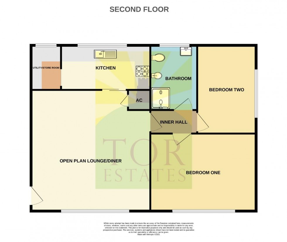 Floorplan for Glaston Road, Street