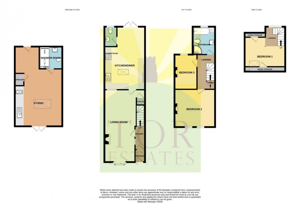 Floorplan for Benedict Street, Glastonbury