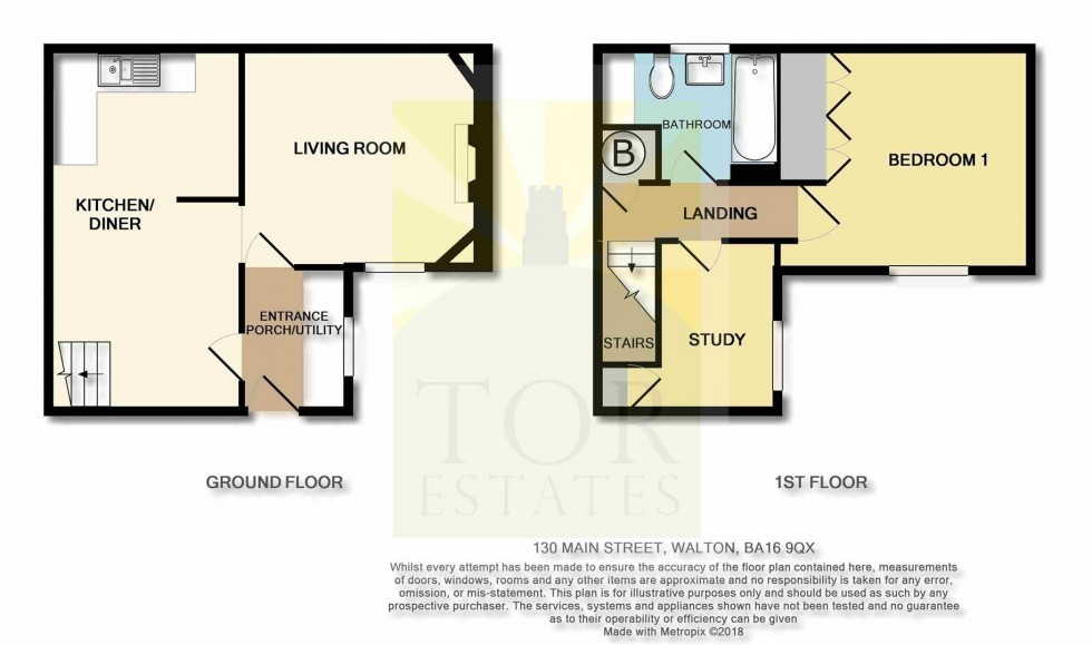 Floorplan for Main Street, Walton, Street