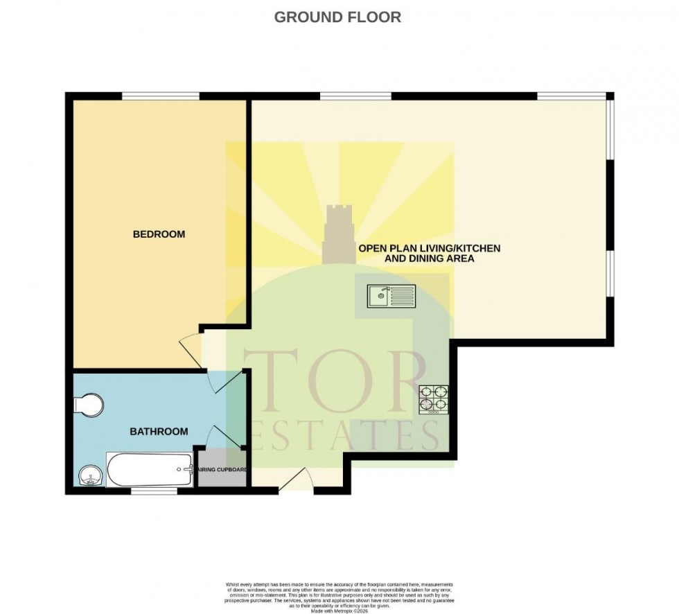Floorplan for George Street, Glastonbury